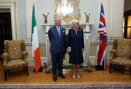 HRH The Prince of Wales and the Duchess of Cornwall at Farmleigh in May 2017. Maxwell Photography.