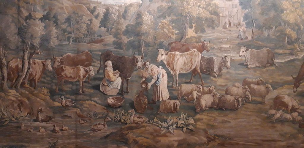 Section of The Milking Scene