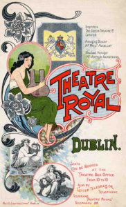 Programme for the Theatre Royal (front cover), January 1906 By kind permission of Dublin City Library and Archive