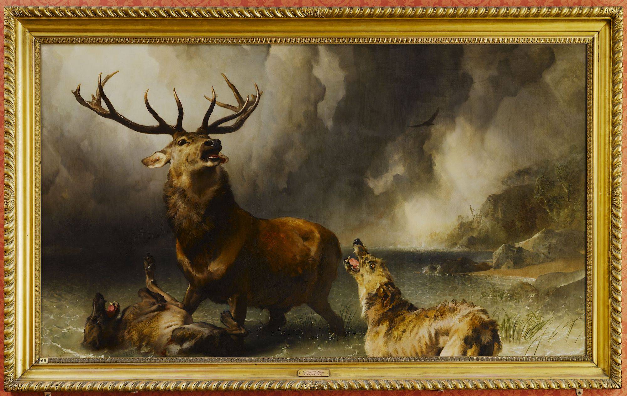 ‘The Stag at Bay’ leis an Ridire Edwin Landseer, 1846