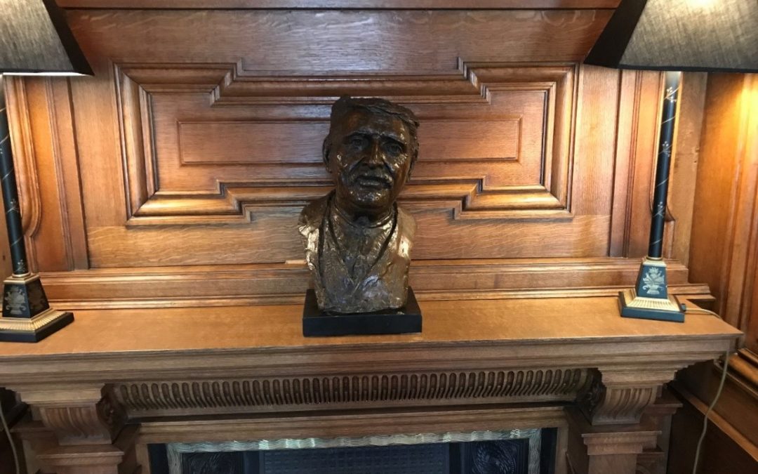 The Bust on the mantle in the Library, Tim Buckley 1863- 1945
