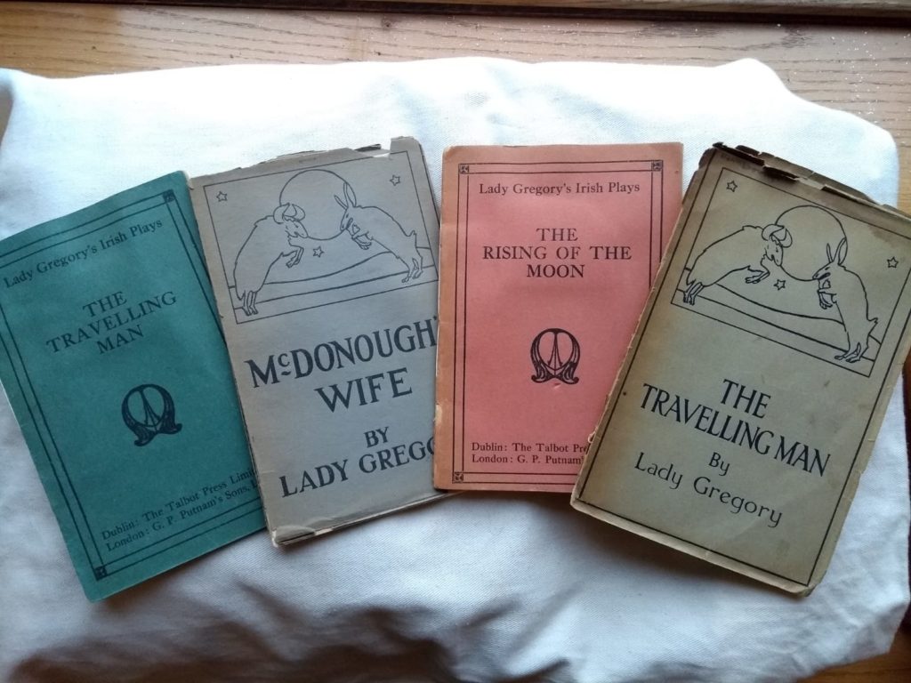 First editions of some of Lady Gregory’s plays.