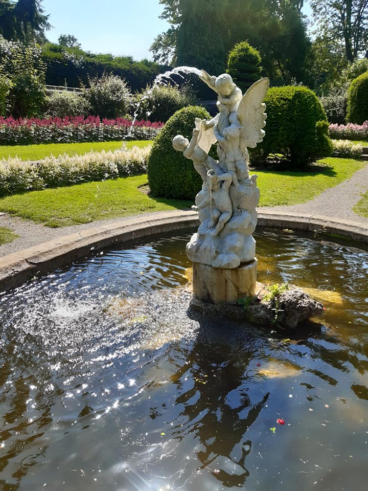 Fountain in sunken Garden
