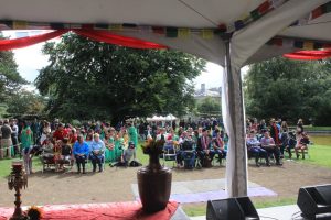 Audience in Farmleigh at Nepal Ireland day performance
