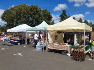 Craft stands Farmleigh market