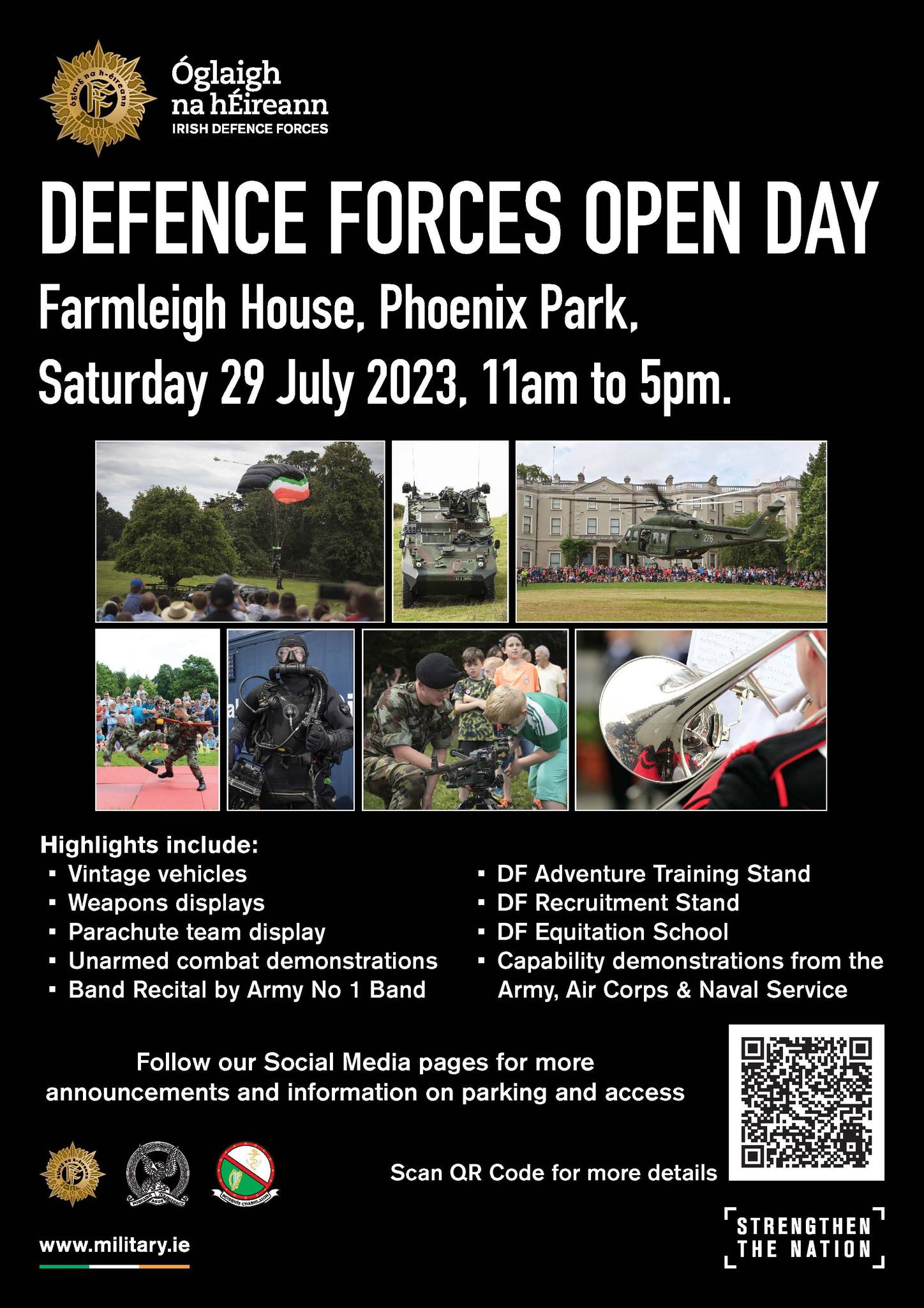 Irish Defence Forces Open Day 2023 Farmleigh House and Estate