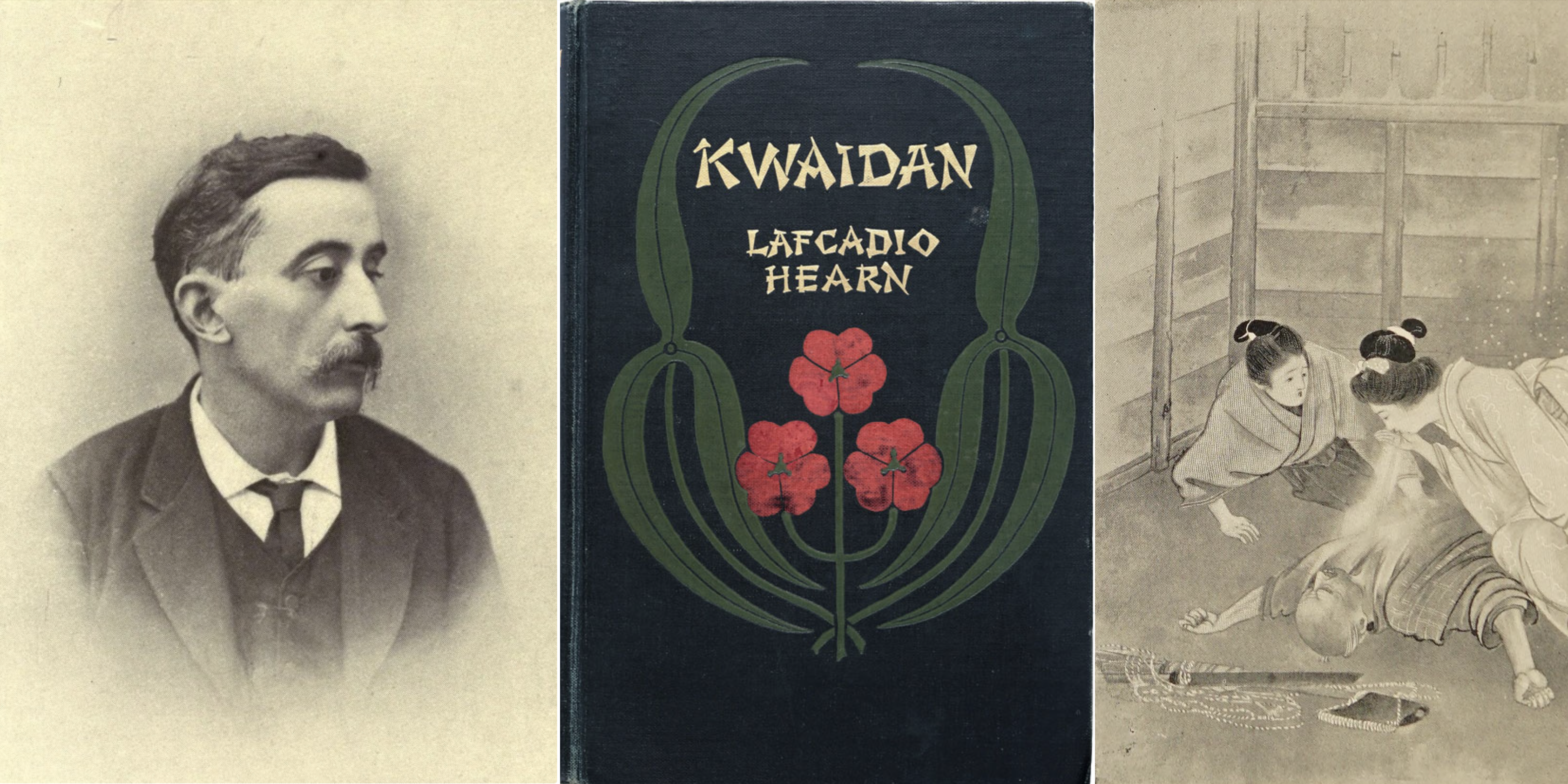 Black and white image of Lafcadio Hearn