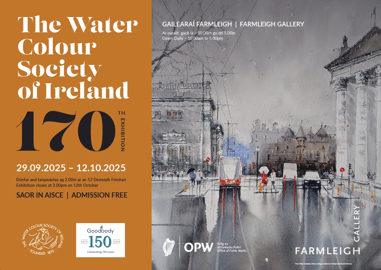 Watercolour Society of Ireland annual exhibition 2025 poster